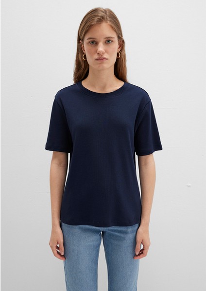 Lacivert Basic Tişört 1612916-86623 modelleri