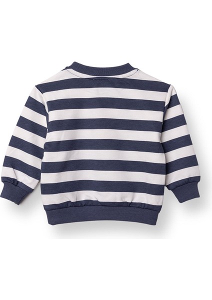 Erkek Bebek Sweatshirt Şardonlu Iki Iplik Bisiklet Yaka Uzun Kol fiyatları