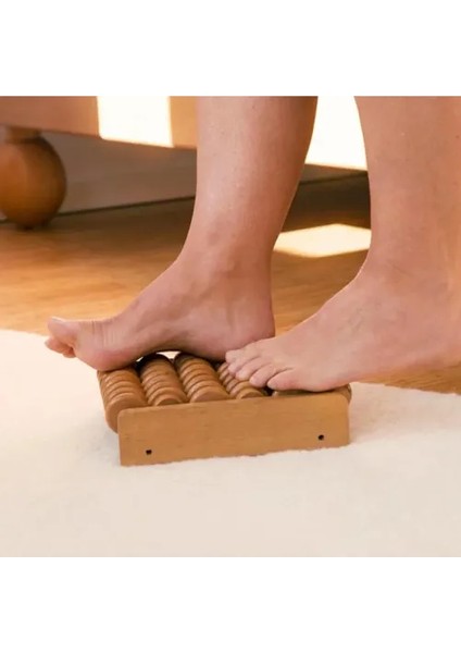 10 Silindirli Ahşap Ayak Masaj Aleti fırsatları