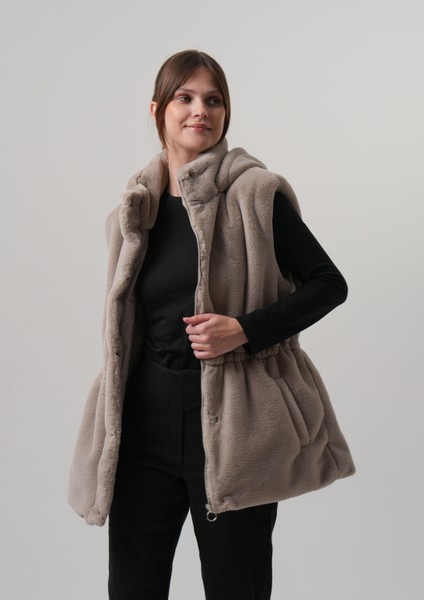 Damla Kadın Yelek Kadın Rabbit Yelek fırsatları