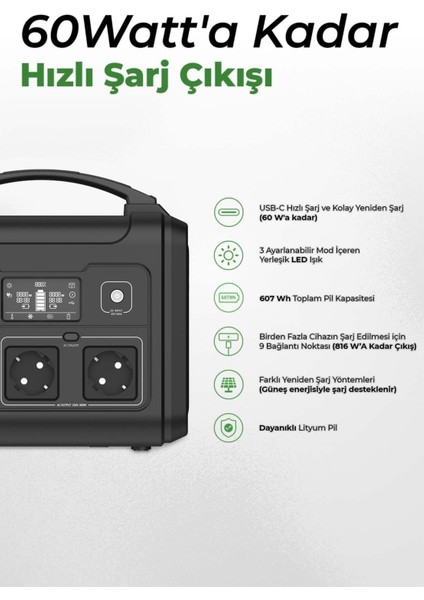 Ezvız PS600 Taşınabilir Güç Istasyonu fiyatları