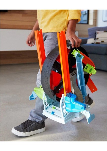 GJM77 Hot Wheels, Dönen Tekerlek Macerası Yarış Seti / 4-8 Yaş fırsatları