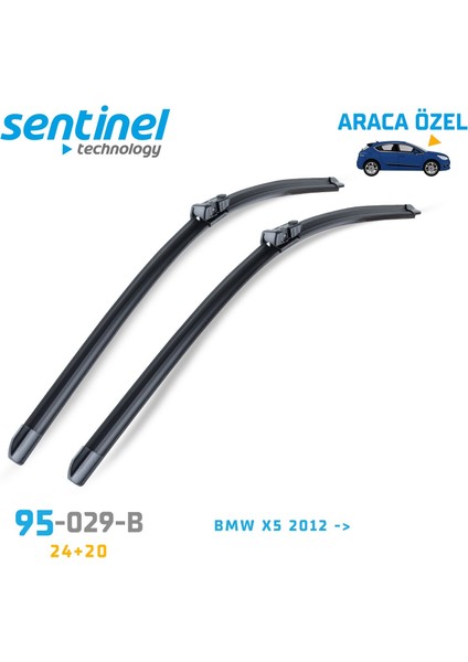 Sentinel Bmw X5 2012 Silecek Takımı (600X510MM) (Cam Sabunu Hediyeli) fiyatları