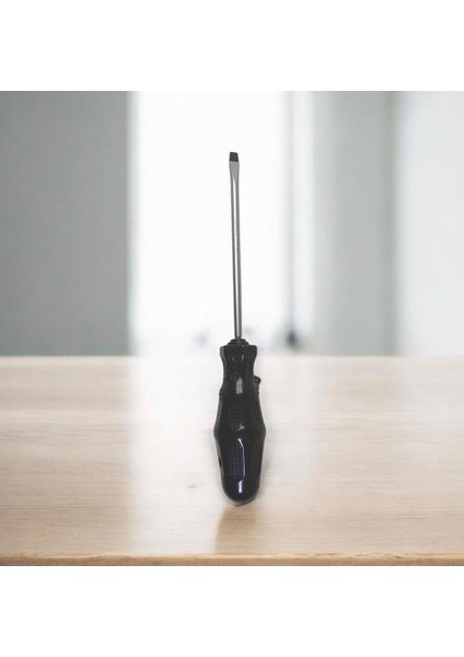 Tekli Tornavida Düz 5*125MM Siyah Renk Mıknatıslı