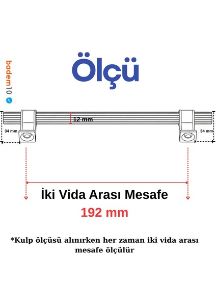 Hisar 192 mm Soft Antik Metal Çizgili Kulp Kulpu Dayanıklı Kulpları Mobilya Çekmece Dolap Kapak fiyatları