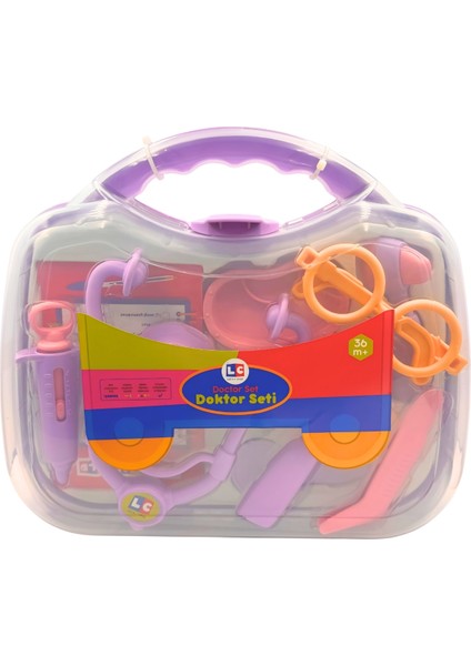 Çantalı Doktor Seti Mor