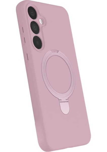 Nrzsnt Newface Samsung Galaxy A55 5g Regal Magsafe Standlı Kapak - Açık Pembe modelleri