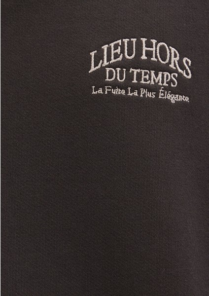 Polo Yaka Kahverengi Sweatshirt 0S10479-70219