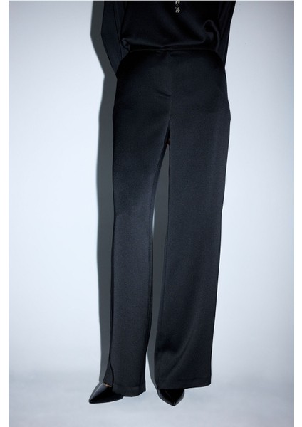 Saten Pantolon Siyah 15344583001 fiyatları