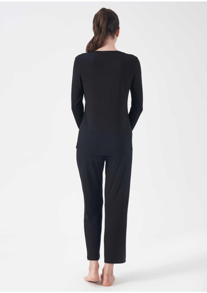 Kadın Dantelli Pijama Takım - 10006 indirimleri