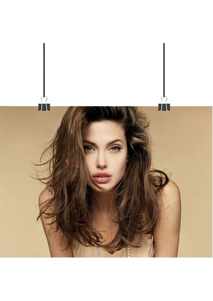 Angelina Jolie1 Poster - Retro Duvar Dekoru