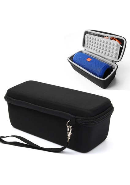 Flip 1, 2, 3, 4 Bluetooth Uyumlu Hoparlör Için Taşınabilir Taşıma Çantası Saklama Çantası - Siyah (Yurt Dışından)