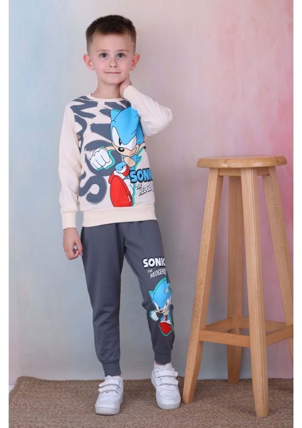 7249-2100 Sonic 2li Eşofman Takım - Gri