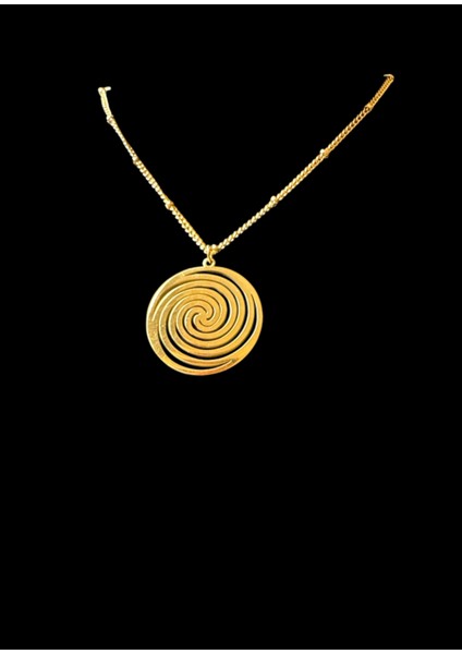 Çelik Gold Spiral Sarmal Kolye fiyatları