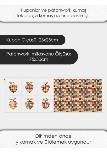 Patchwork Kumaş Seti – Dikiş ve Hobi Için %100 Pamuk Desenli Kumaş Kuponları