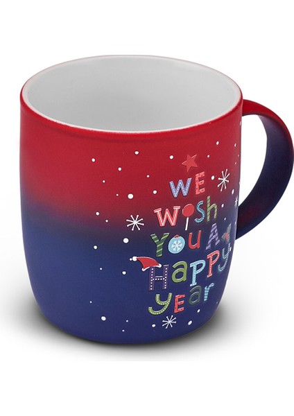 New Year Yılbaşı Soft Touch 4 Kişilik Kupa Seti 350 ml fırsatları