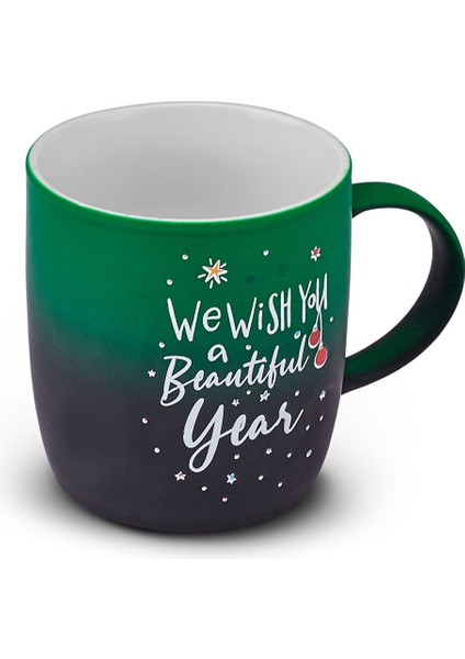 New Year Yılbaşı Soft Touch 4 Kişilik Kupa Seti 350 ml indirimleri