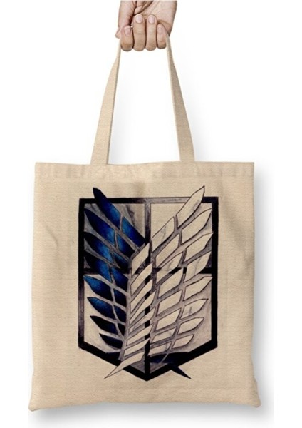 Attack On Titan Military Scouting Legion Classic Bez Çanta Alışveriş Çantası