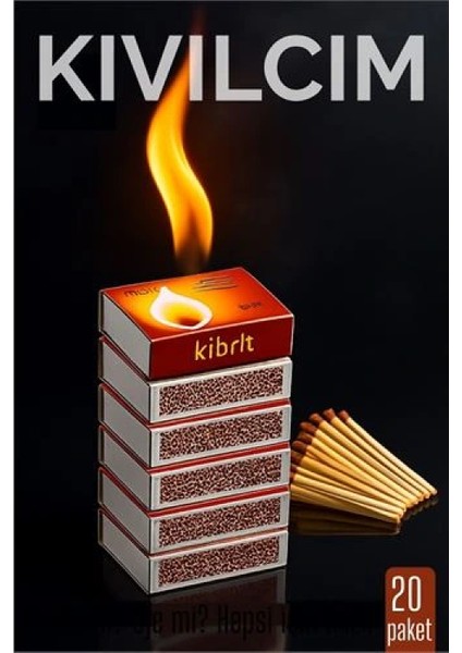Kibrit 20 PAKET Kav 719886 fiyatları