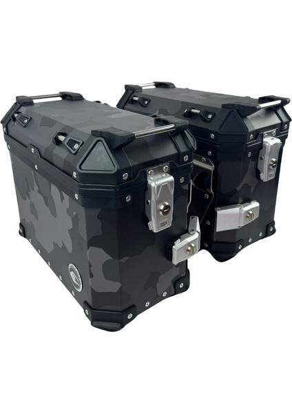 Alüminyum Yan Çanta 33LT Takım Kamuflaj/gri