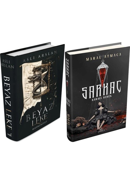 Sarkaç 1 Kurma Bebek Ciltli ve Beyaz Leke Mahkumiyet Ciltli Aslı Arslan 2li Set