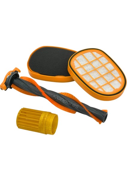 Philips Uyumlu XC7040, XC8043, XC8049, XC8349 Speedpro Max Süpürge Başlık Fırçası, Seperatör ve Filtresi 2 Adet