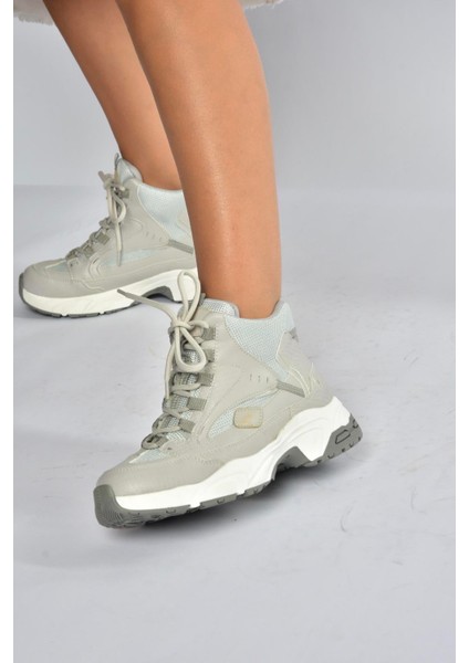 V312415009 Gri Bilekli Spor Ayakkabı Sneakers fırsatları