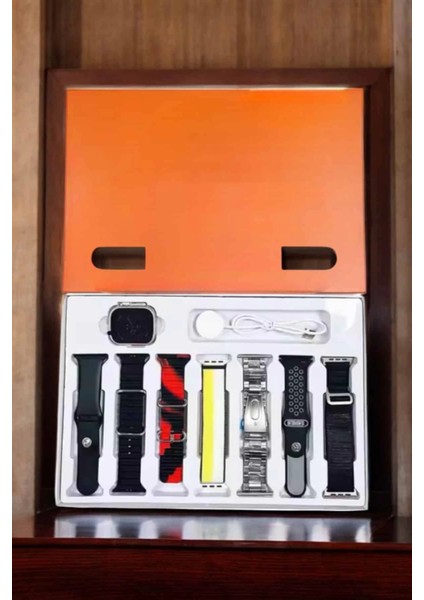 Akıllı Saat 7 Kordonlu Bildirim Görebilen Metal Kordon Gps Özelliği indirimleri