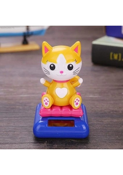Buğz Güneş Enerjili Solar Sallanan Kedi