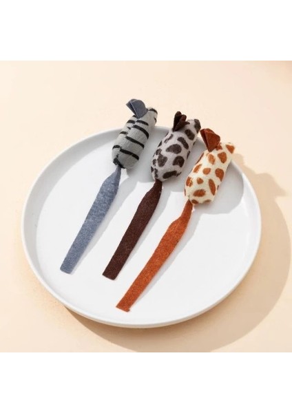 Peluş Fare Kedi Oyuncağı 3 Adet fiyatları