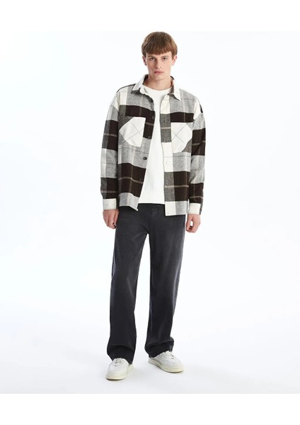 Xsıde Kahverengi Rahat Kalıp Uzun Kollu Erkek Gömlek Ceket fiyatları