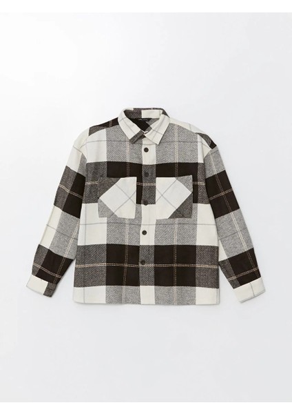 Xsıde Kahverengi Rahat Kalıp Uzun Kollu Erkek Gömlek Ceket indirimleri