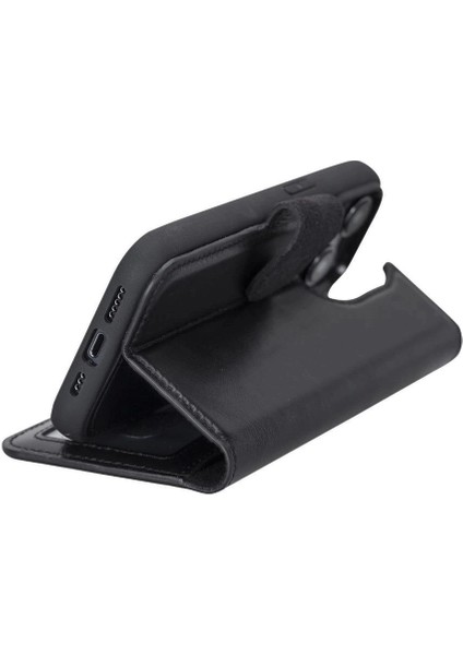 Apple iPhone 14 Pro Uyumlu Deri Cüzdanlı Kılıf Mwwn Rst1 Siyah fiyatları
