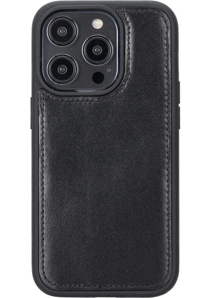 Apple iPhone 14 Pro Uyumlu Deri Cüzdanlı Kılıf Mwwn Rst1 Siyah modelleri