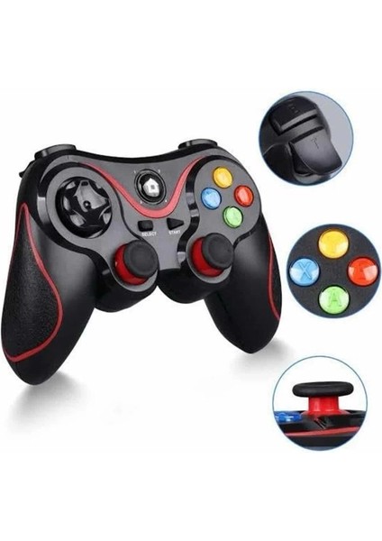 Kablosuz Oyun Kolu Bluetooth Joystick Gamepad Android Uyumlu indirimleri