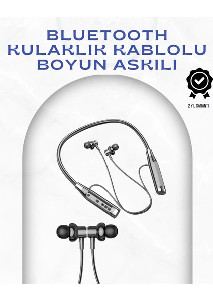 Boyun Askılı Kablosuz Kulaklık – 120 Saat Kesintisiz Müzik Keyfi