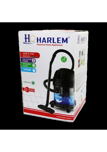 Harlem HSV-1910-1710 Islak Kuru Vakumlu Süpürge 2200W (5324)