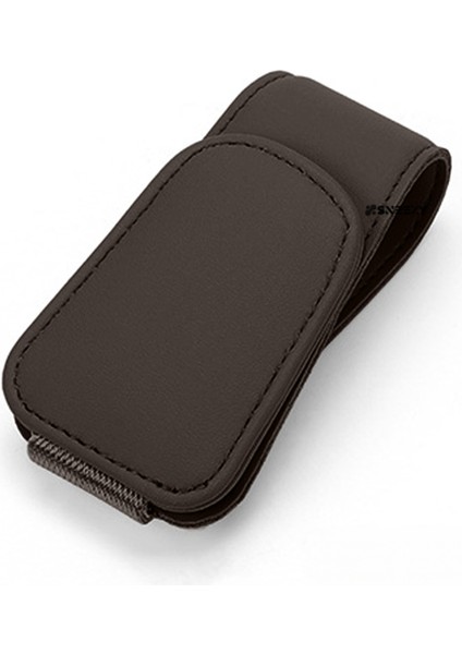 Araç Içi Gözlük Tutucu Deri Manyetik Kart ve Gözlük Tutucu Klips Oto Gözlük Tutucu Çok Renkli Suni D