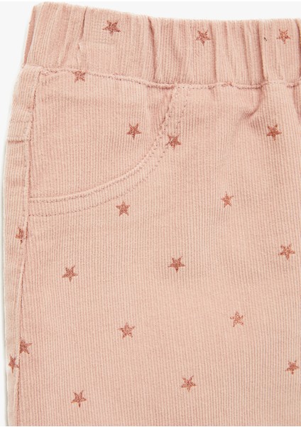 Dantel Detaylı Yıldız Işlemeli A Kesim Pamuklu Mini Etek modelleri