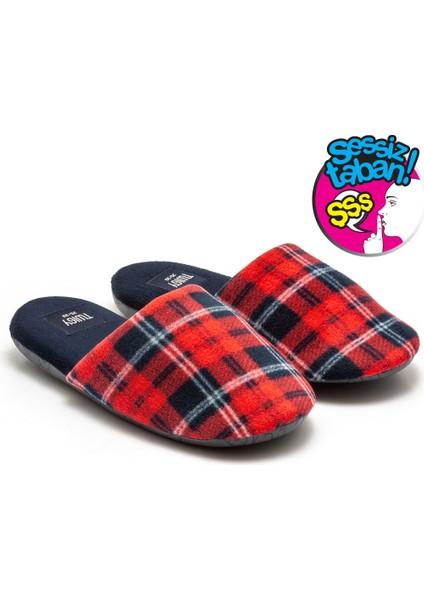 Hulk Erkek Ev Terliği Kırmızı-Lacivert 40/45