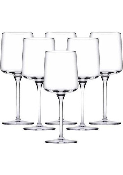 Iconik Kımrızı Şarap Kadehi Modeli 6 ' Lı 320 cc
