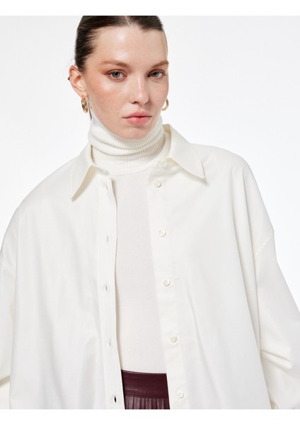 Uzun Kollu Klasik Yaka Düğmeli Basic Gömlek fiyatları