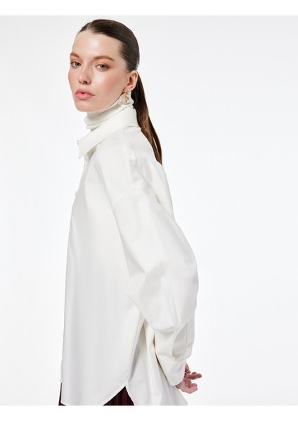 Uzun Kollu Klasik Yaka Düğmeli Basic Gömlek modelleri