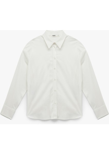 Uzun Kollu Klasik Yaka Düğmeli Basic Gömlek fırsatları