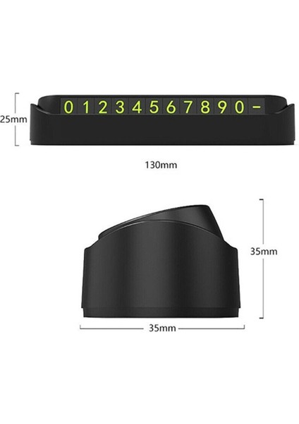 Tüm Araçlara Uyumlu Araç Numaratör Parkmatik Araba Park Tel Oto Numaralık Cn