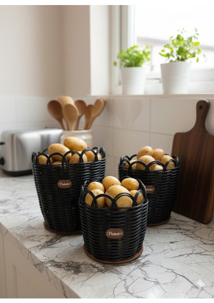 Raddancore Premium Üçlü Patateslik/patates Sepeti Seti fiyatları