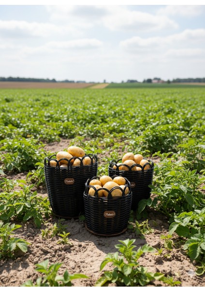 Raddancore Premium Üçlü Patateslik/patates Sepeti Seti fırsatları