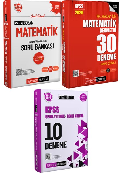 2026 Kpss Ezberbozan Matematik Soru 30 Deneme - 2026 Kpss Ortaöğretim Çözümlü 10 Deneme