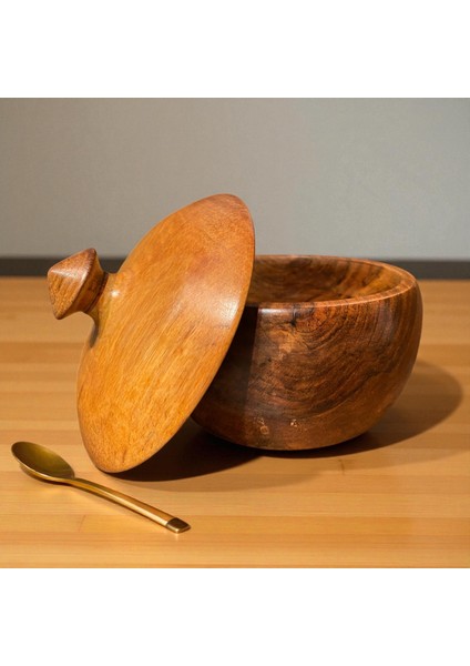 🌰✨ El Yapımı Ceviz Ağacından Ahşap Şekerlik modelleri