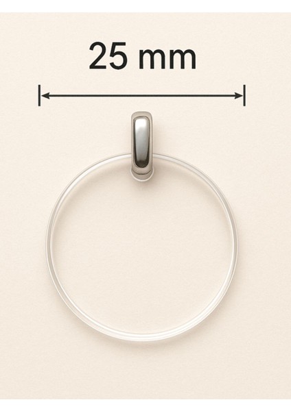 Şeffaf Sert Akrilik Kolye Ucu ve Üzeri Zincirli Desenli Kolye Ttwetyy fiyatları